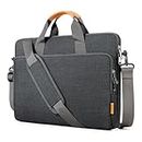 bagasin 17 17.3 18 inch Laptop Computer PC Shoulder Bag Carrying Case, Water-Repellent Fabric Briefcase, Lightweight Toploader, Business Casual or School