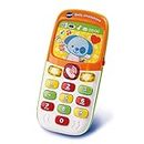 VTech - Baby Smartphone Bilingue Mixte, Téléphone Bébé, Jouet d'Éveil - Version FR, Brun