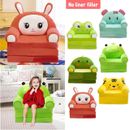 H Foldable Kids Sofa Backrest Armchair 2 in 1 Swing Replacement Cushions Car Cus