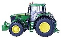 John Deere 6195M Traktor, Schiebe Spielzeug aus hochwertigem Kunststoff, interaktives Push Toys Spielzeug für Kleinkinder ab 3 Jahren und Fans von originalgetreuen Nachbildungen