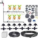 FABITTO™ Drip Irrigation kit for Home Garden 50 Plants Automatic Watering System for Plants.