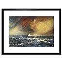 Painting Van Hove Palisade Of Ostend Small Framed Wall Art Print