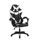 Panana Gaming Chair Heavy Duty Reclining Swivel Chair Ergonomic with Pillow and Lumbar Cushion (White)