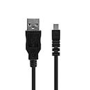 Weiss - More Power + Cable USB compatible con Sony DSC-H300, DSC-H400, DSC-W800, DSC-W810, DSC-W830, Sony Alpha 200 (DSLR A200), Alpha 300 (A300), Alpha 850 (A850), cable de datos de 1,5 m, cable de