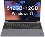 Laptop: Endless Power and Storage 12GB RAM, 512GB SSD, Expandable to 1TB, with 1