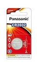Panasonic CR2032 3V Lithium Coin Battery, 1-Pack (CR-2032PG1BW)