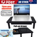 Monitor Stand Computer Desk Riser & Adjustable Height for Laptop Printers Office