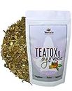 Tea Aroma Teatox Ayurveda - |14 Ayurveda Herbs & Barks| Weight management |Detox| Immunity Booster| Garcinia Cambogia| Triphlaa| Punarnava|Guggul|Papaya Leaves| Organic|100g|Loose leaves
