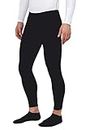 UNBEATABLE Mens Leggings Compression Tights Plain for Mens, Gym, Fitness,Cycling,Running,Workout,Sportswear Black-2XL