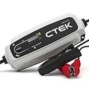 CTEK CT5 Time to Go - Fully Automatic Battery Charger with Countdown Display (Charges, Maintains and Reconditions Car and Motorcycle Batteries) 12 V, 5 Amp