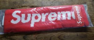 Supreme x New Era Headband One Size Red Non-Reflective Sweat Band Knit Acrylic