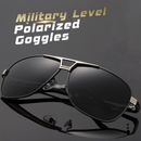 Aluminium HD Sonnenbrille Herren Polarisiert UV400 Sport Fahren Pilotenbrille