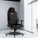 Dr Luxur Mammoth Pro XL Ergonomic Gaming Chair with Magnetic Neck Pillow, 4D swappable Magnetic armrest, in Built Lumbar Support with Aluminium wheelbase and Class 4 Hydraulics (Mammoth PRO XL)