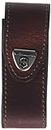Victorinox Large Leather Belt Pouch, 10 cm Size, Brown