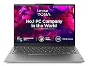 Lenovo Yoga Slim 6 Intel Core i7 13700H 14"(35.5cm)WUXGA OLED 400Nit Laptop(16GB/512GB SSD/60Hz Refresh/Win 11/Office 2021/Backlit KB/1Yr Warranty/Alexa/3 month Game Pass/Storm Grey/1.35Kg),83E00007IN