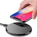 Qi Wireless Charger,Wireless Charging Pad for iPhone 13/13Pro/12/ iPhone Xs/Xs Max/XR,iPhone X,iPhone 8 Plus/8,Samsung Galaxy S21 S20 S10/S9/S9 Plus，S8/S8 Plus,S7 S6 Edge+/Edge,Note 8 7 5 (Black)