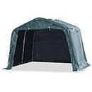 vidaXL Removable Livestock Tent Outdoor Pavilion Cattle Shed Sheep Horse House Canopy Meadow Animal Shelter PVC 550 g/m² Dark Green