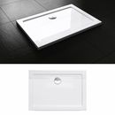 Bathroom Shower Tray Acrylic Resin Anti Slip Slimline Rectangle 700- 1400x40mm