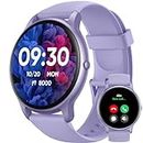 Parsonver Smart Watch(Answer/Make Call), 1.32" HD Fitness Watch for Women Men, Smartwatch 100+ Sport Modes IP68 Waterproof, Heart Rate Sleep Monitor, Fitness Tracker for Android iOS, Purple