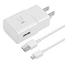 Adaptive Fast Type C Charger kit with 5FT USB Type C Cable Fast Charging for Samsung Galaxy S21/S21+/S10/S10e/S9/S8/A51/Z Flip3/A53/A71/Note 8/9, Google Pixel 3/2XL, Replacement Original Fast Charger