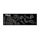 AR15 AK47 Gun Cleaning Rubber Mat with Parts Diagram Instructions Armorers Bench Mat Mouse Pad for G 1911 Beretta 92 HK USP (Color : MP004-AR15)