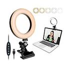 Imaginea® 6 Inch Selfie Ring Light, USB Video Conference Lighting Kits, Clip on Laptop Monitor for YouTube Video, Photo Shoot & Makeup, Webcam Lighting/Zoom Lighting/Remote Working (6 Inch)