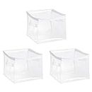 AmazonBasic Clear Zippered Organizers, 3-Pack