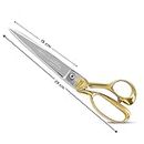 Shalimar Brand Professional Tailoring Sewing Scissor 10 Inch Office Shears for Tailors Dressmakers Heavy Duty High Carbon Steel(Right-Handed) (10 Inch)