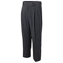 Adams Umpire Uniform Combo Poly/Spandex Pleated Pants, Charcoal Grey, 32