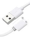 Bicmice 2.6Ft Magnetic USB DC Charger Cable Replacement Charging Cord-(7mm/0.27in)