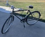 Vintage Huffy Sportsman Bicycle Black Cruiser Disassembled