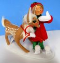 Muñeca Annalee 5 in Very Merry Elf con ciervo cervatillo Navidad 2020 nueva con etiqueta