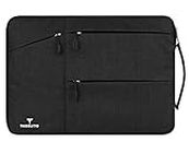 Tabelito Hybrid Polyester Foam, Nylon Laptop Bag Sleeve Case Cover Pouch for laptops (Black, 15.6 Inches/39.6Cm)