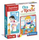 Clementoni - Sapientino-Ora Success-Educational Game 2 Years, Sequence Puzzle, I