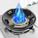 Umite Chef Gas Saver Burner Stand Gas Burner Cover Gas Saver Jali Home Gas Stove Fire & Windproof Energy Saving Stand Gas Stove Stand Max Gas Saviour Silicone Utensil (Pack Of 2) - Alloy Steel