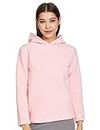 A.T.U.N. All Things Uber Nice Women's Fleece Hooded Neck Sweatshirt (WSWT FLC_Pink_XL)