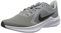 NIKE Men's Downshifter 10 Running Shoe, Particle Grey Black Grey Fog White, 8.5 UK