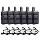 New Walkie Talkie 6 PCS Radio Two Way Radio Transceiver Comunicador for Hunting