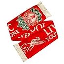 Liverpool FC Football Club Red White Crest Badge Scarf Gift Offside Fan Official