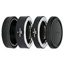 JJC Auto Focus (AF) Extension Tube for Fujifilm X-PRO3 X-T4 X-T3 X-H1 X-E3 X-T30II X-T30 X-T20 X-A7 X-T200 etc. X Mount Cameras with TTL Exposure for Close-up Image Photography (11mm/16mm Set)