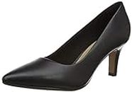 Clarks Illeana Tulip, Zapatos de Vestir par Uniforme Mujer, Cuero Negro, 40 EU