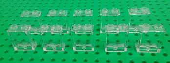 *NEW* Lego Windows Clear 2x2x1 for Houses Trains Trucks Buildings - 10 pieces 