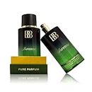 Bergamot Beaute IMPERIAL Pure Parfum | Leather, Amber & Vanilla | 12+ Hrs Long Lasting Perfume for Men | Higher Concentration than Eau De Parfum 100ML