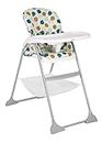 Graco SnackEase quick one-hand folding highchair, lightweight at only 6.3kg and comes with 3 recline positions for babies comfort, Organza fashion