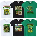 Teenager Mutant Ninja Turtles T-Shirt für Kinder Baumwolle T-Shirt Anime Kleidung Jungen niedlichen
