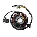DXHSLH 11-coil 6-wire 3 phrase DC fired Magneto Stator for Moped ATV Go Kart GY6 125 GY6 150 cc 152QMI 1P52QMI 157QMJ 1P57QMJ
