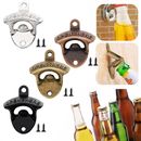 Vintage Wall Mounted Wine Beer Bottle Opener Tool Keyring Bar Drinking KitcA^:^