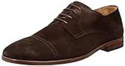 Clarks Men Dark Brown Suede Leather Formal Shoes-9 UK (43 EU) (26146506)