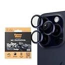 PanzerGlass™ Ti Hoops Camera Lens Protector for Apple iPhone 15 Pro | Pro Max - Protection with Style, Shockproof Glass, Blue Titanium