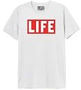 Life Magazine Melifemts002 T-Shirt, Bianco, S Uomo
